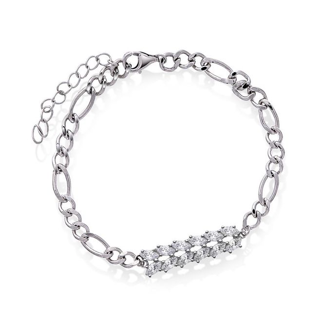 Hovedbilde GLAM BY PAN Crown armbånd sølv 992620