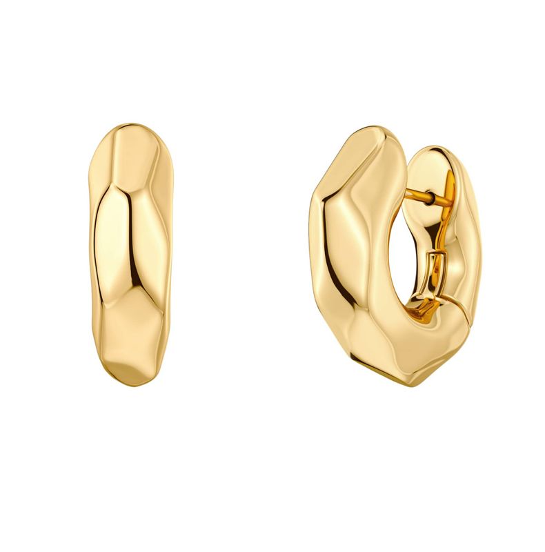Crystalite Hoops L Gold 131863