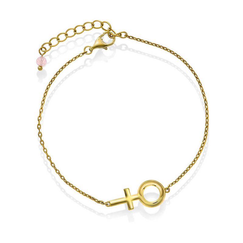 FEMME armbånd rosenkvarts 221413